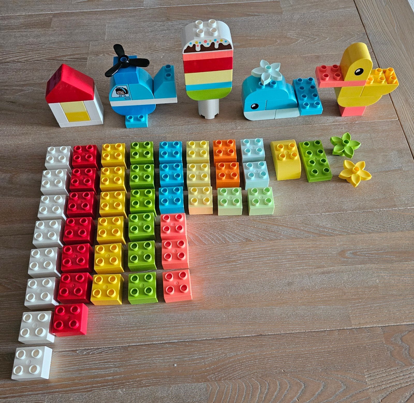 Grote set Duplo blokken en figuren, Ophalen, Gebruikt, Overige merken
