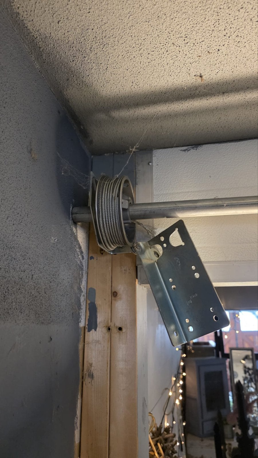 Elektrische Garageroldeur met alle toebehoren, Ophalen, Gebruikt, Garagedeur, Metaal