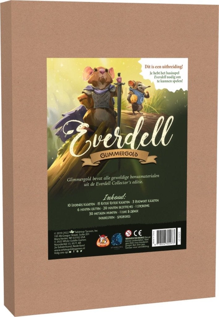 Everdell: Glimmergold - uitbreiding NIEUW, Een of twee spelers, Ophalen of Verzenden, Nieuw, White Goblin Games
