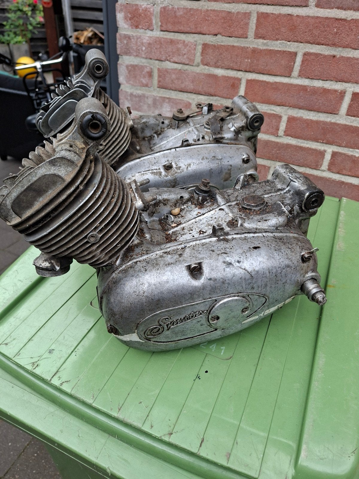 Simson Schwalbe motorblok - Gebruikt, Ophalen, Gebruikt, Blok, Simson