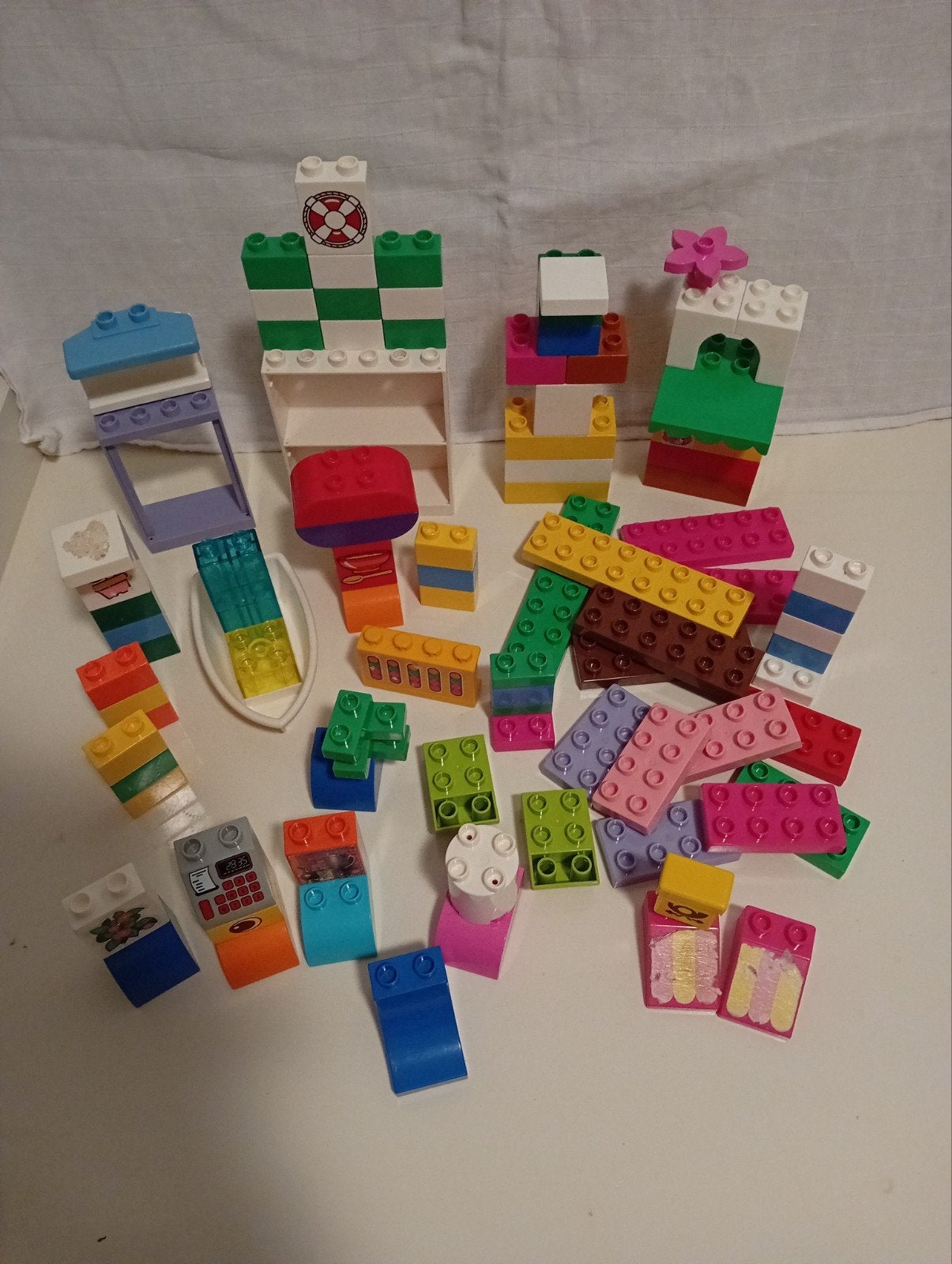 Grote partij diverse Duplo blokken en onderdelen, Gebruikt, Ophalen of Verzenden, Duplo, Inclusief accessoires
