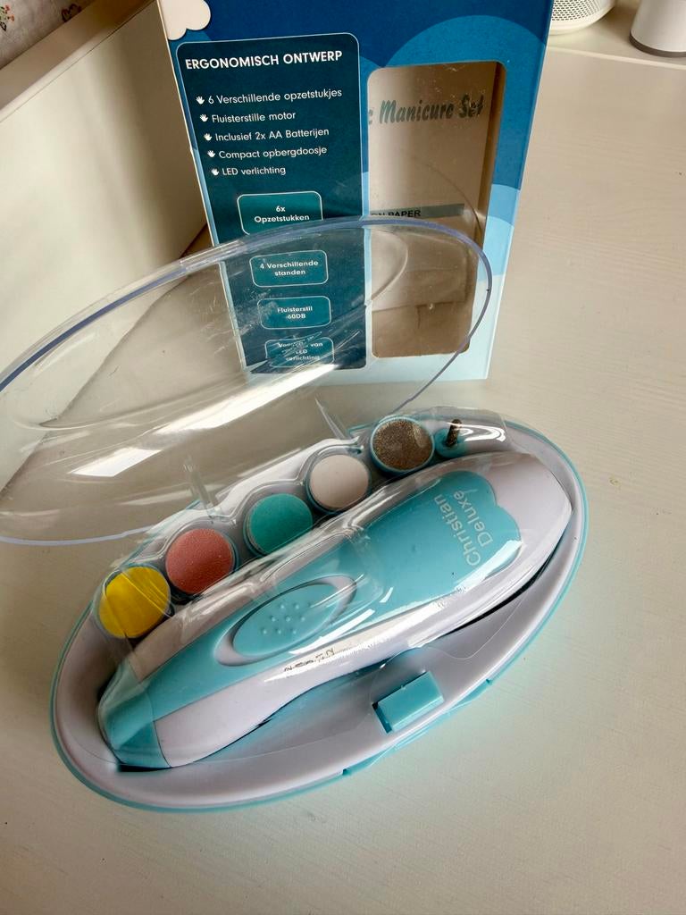 Christian Deluxe Elektrische Nagelvijl Baby's, Ophalen of Verzenden, Nieuw, Overige typen