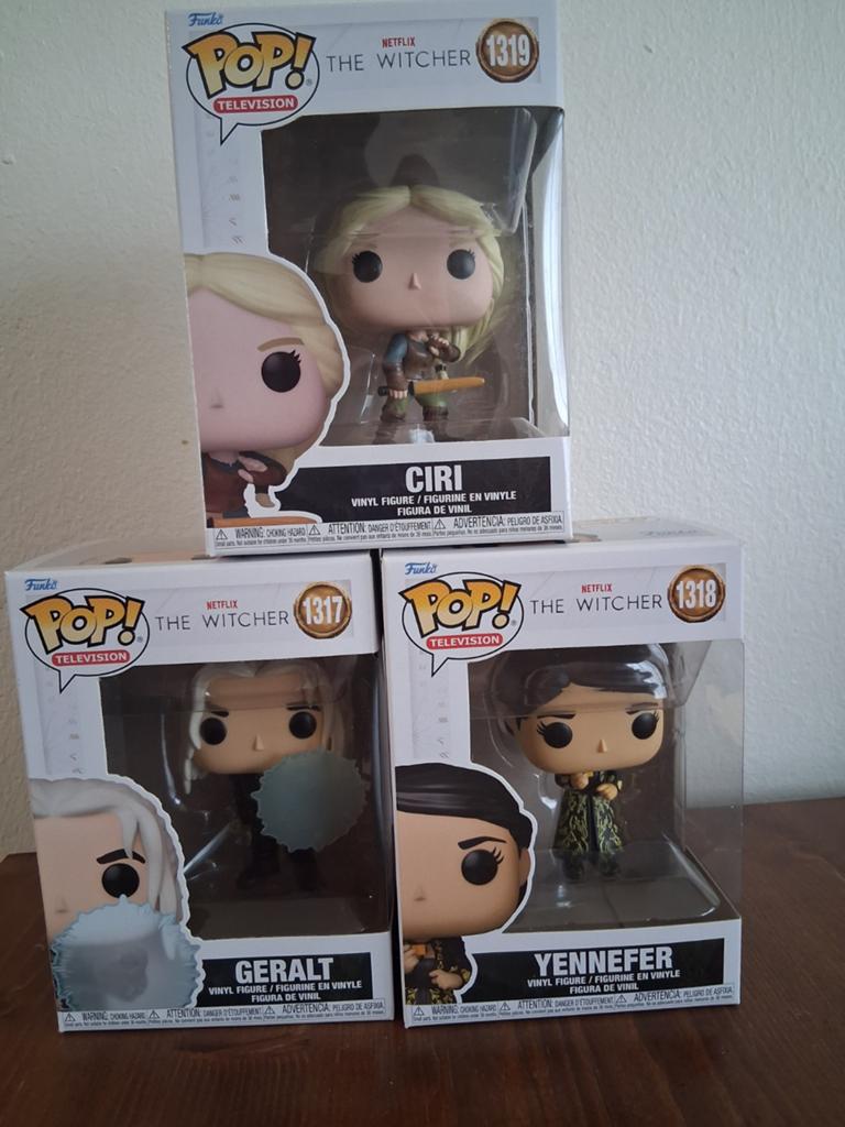 Funko Pop! The Witcher set: Geralt, Ciri, Yennefer, Ophalen of Verzenden