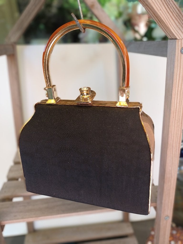 Zwart handtasje, Sieraden, Tassen en Uiterlijk, Ophalen of Verzenden, Zo goed als nieuw, Zwart, Handtas