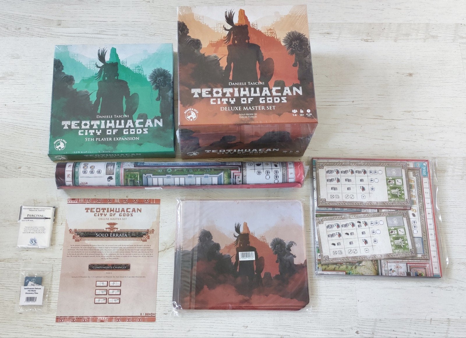 Kickstarter - Teotihuacan: City of Gods Deluxe All-In Pledge, Hobby en Vrije tijd, Gezelschapsspellen | Bordspellen, Een of twee spelers