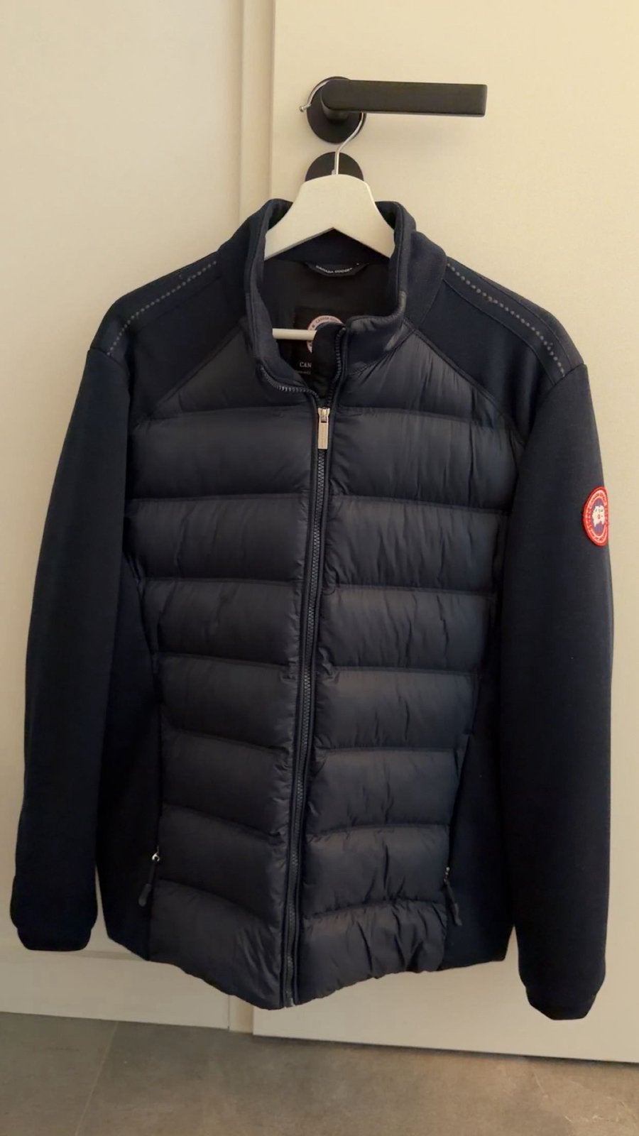 Canada goose tussen jas, Ophalen of Verzenden, Zo goed als nieuw, Blauw