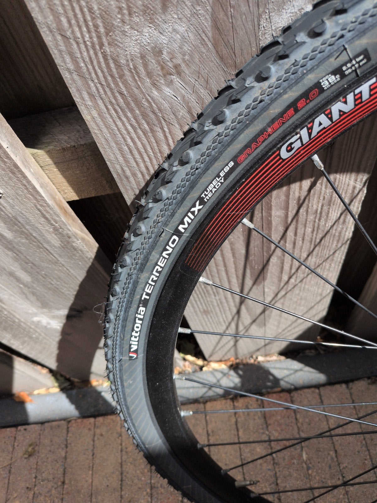 Set Vittoria Terreno Mix TLR Graphene 700x38c Gravelbanden, Fietsen en Brommers, Fietsonderdelen, Band, Vittoria, Ophalen of Verzenden