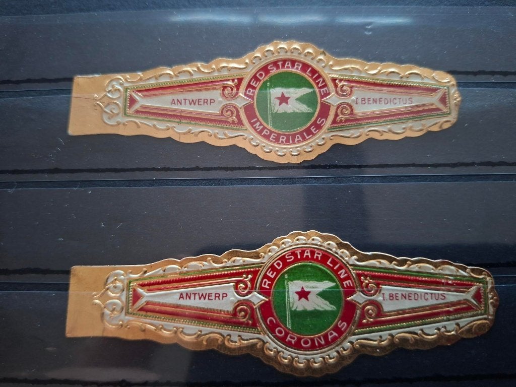 sigarenband vlag, Verzenden, Gebruikt, Sigarenbandjes