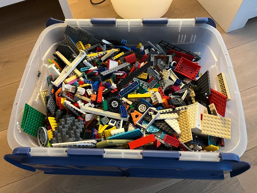 Lego ruim 10 kilo, Ophalen, Gebruikt, Losse stenen, Lego