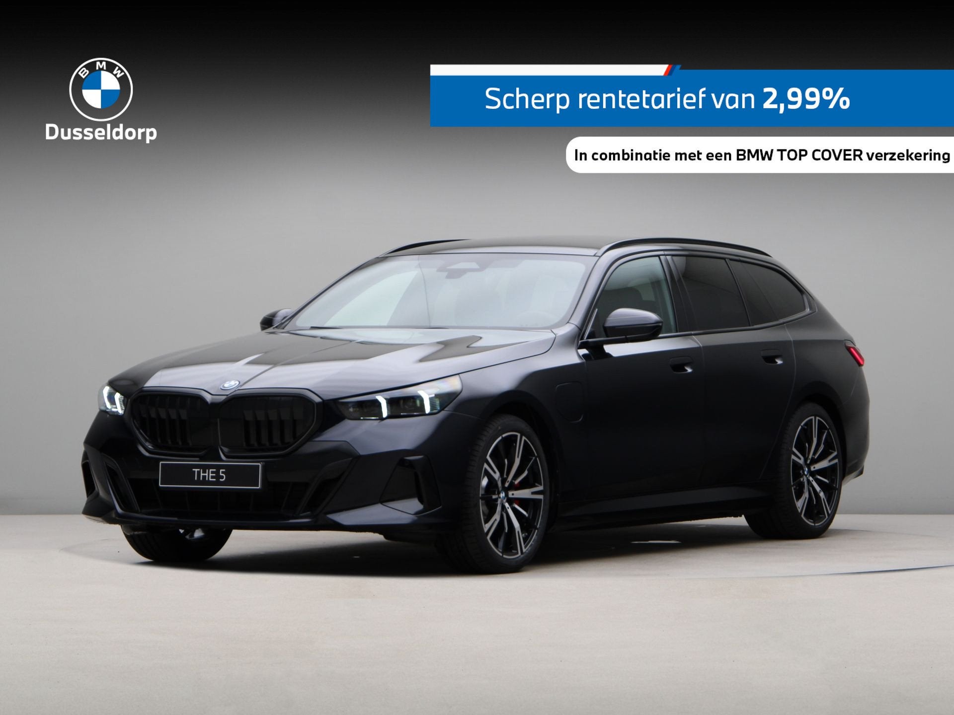 BMW 5 Serie Touring 530e M Sportpakket Pro - 20 inch - Trekh, Auto's, Automaat, 1998 cc, Achterwielaandrijving, Zwart