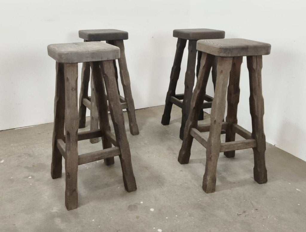 Brutalist barkrukken, Gebruikt, Ophalen of Verzenden, Onbekend, Onbekend