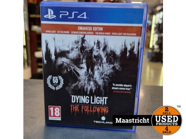 PS4 Game | Dying Light the Following Enhanced Edition, Spelcomputers en Games, Warner Bros, Zo goed als nieuw, https://www.warnerbros.com/company/contact-us