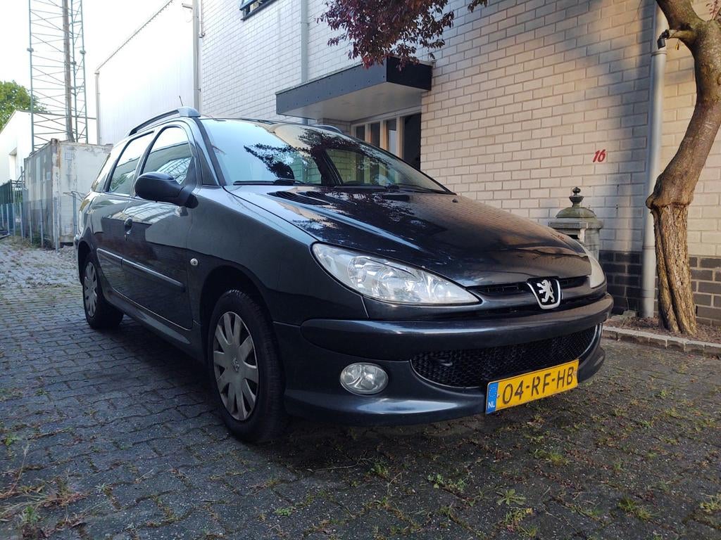 T.e.a.b Peugeot 206 1.4 SW|2005 Zwart| onderdelen of export, Ophalen, Gebruikt, Peugeot