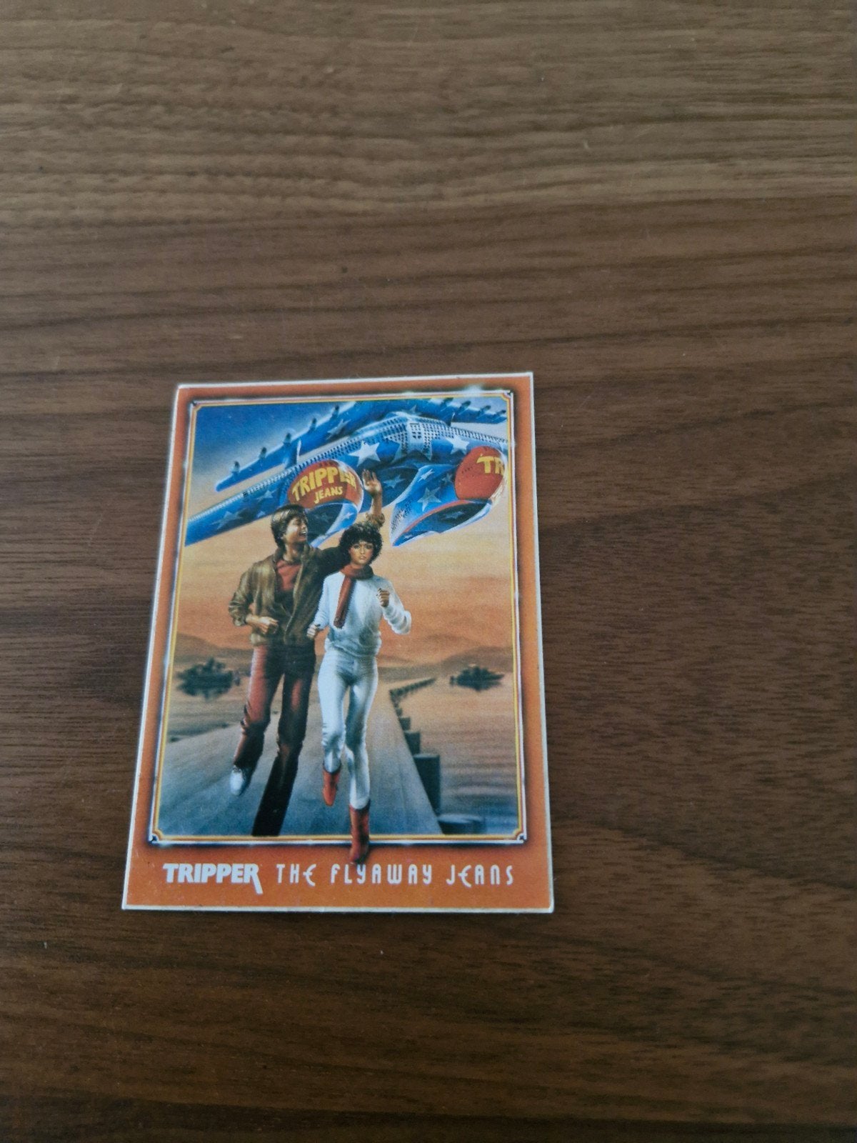 Vintage Tripper The Flyaway Jeans Sticker 835, Ophalen of Verzenden, Gebruikt, Merk