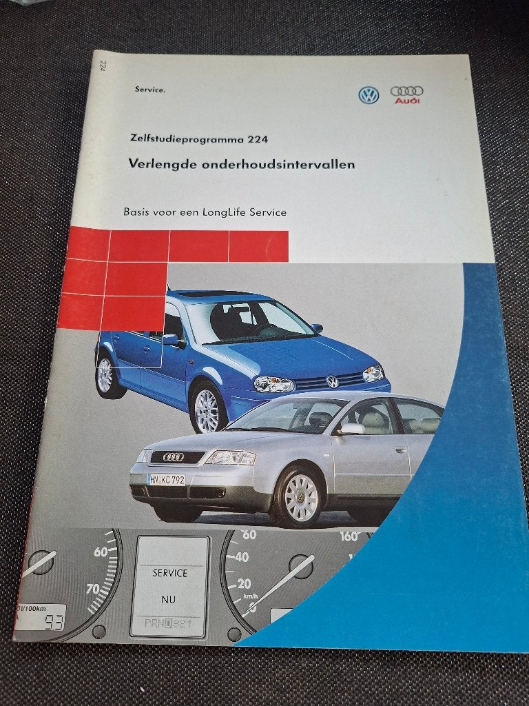Service training audi volkswagen verlengde onderhoudsinterva, Ophalen of Verzenden