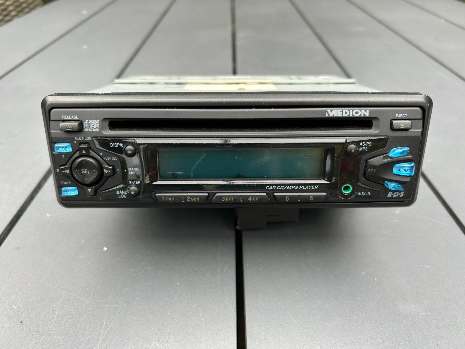 Medion MD-4366 Autoradio met CD/MP3 Speler, Ophalen of Verzenden, Gebruikt