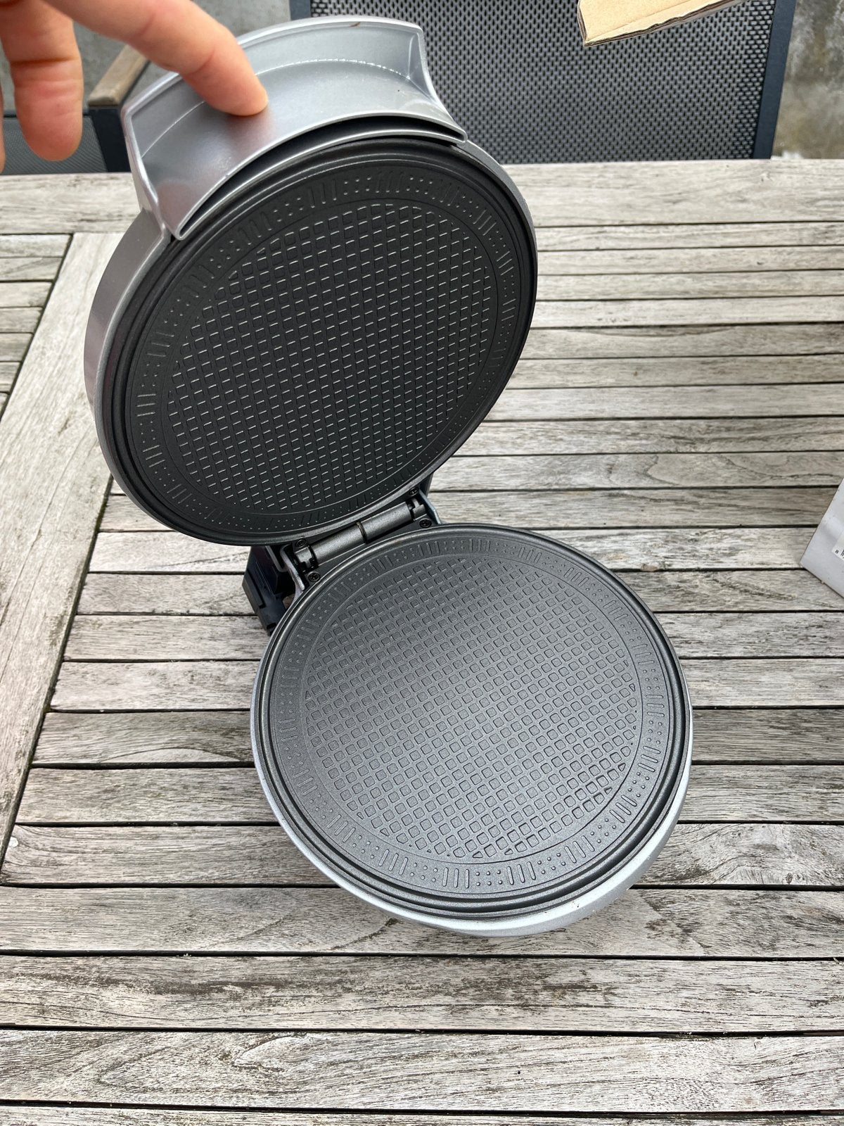 Kniepertjesijzer - Wafelmaker voor heerlijke wafels, Ophalen of Verzenden, Zo goed als nieuw
