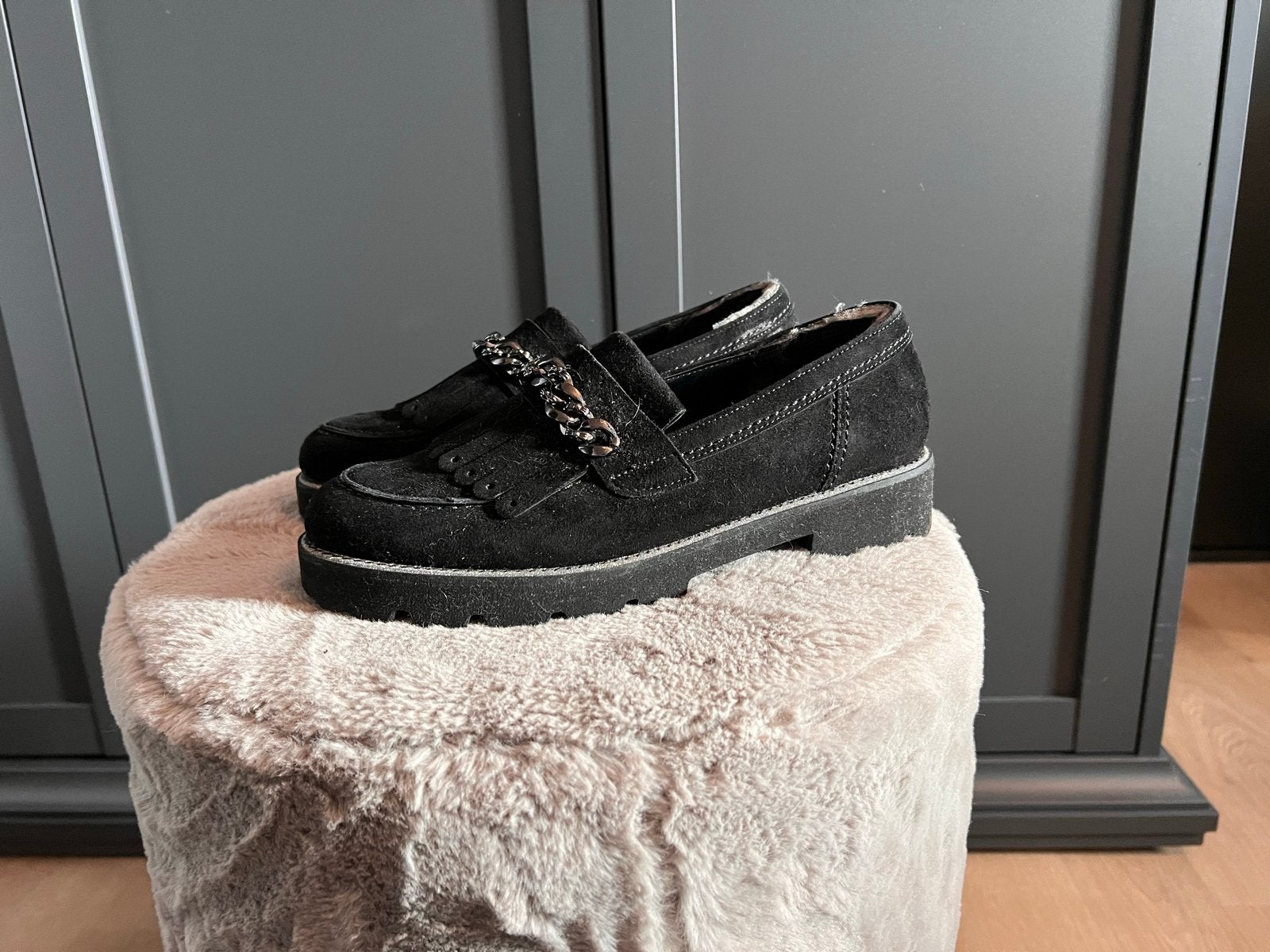 Gabor loafers maat 38, Ophalen of Verzenden, Zo goed als nieuw, Instappers, Zwart