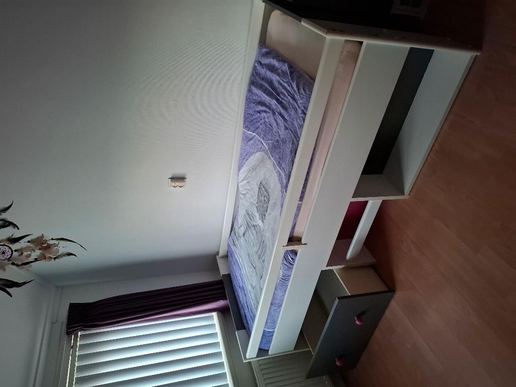 1 persoonsbed meisjesbed ofzo, 85 tot 100 cm, Zo goed als nieuw, 180 cm of meer, Ophalen