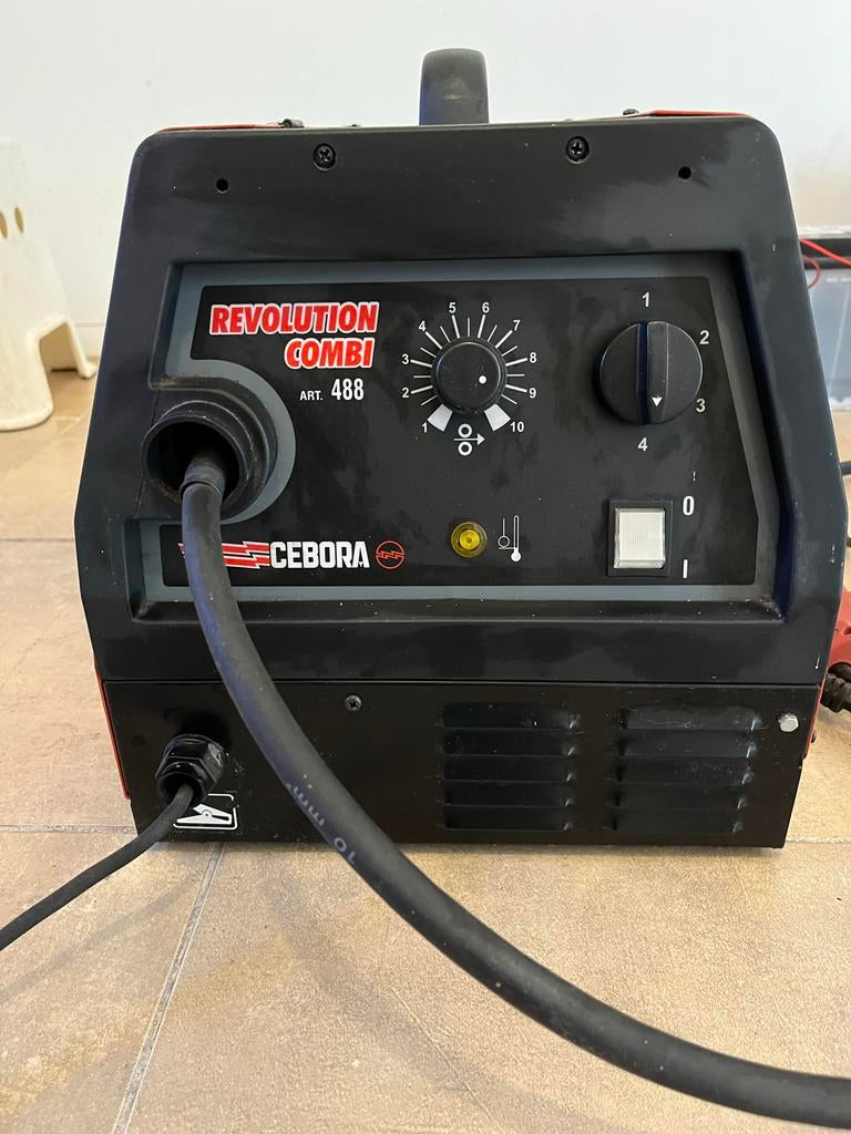Cebora Revolution Combi Lasapparaat, Doe-het-zelf en Verbouw, Gereedschap | Lasapparaten, Ophalen, Zo goed als nieuw, Minder dan 150 ampère