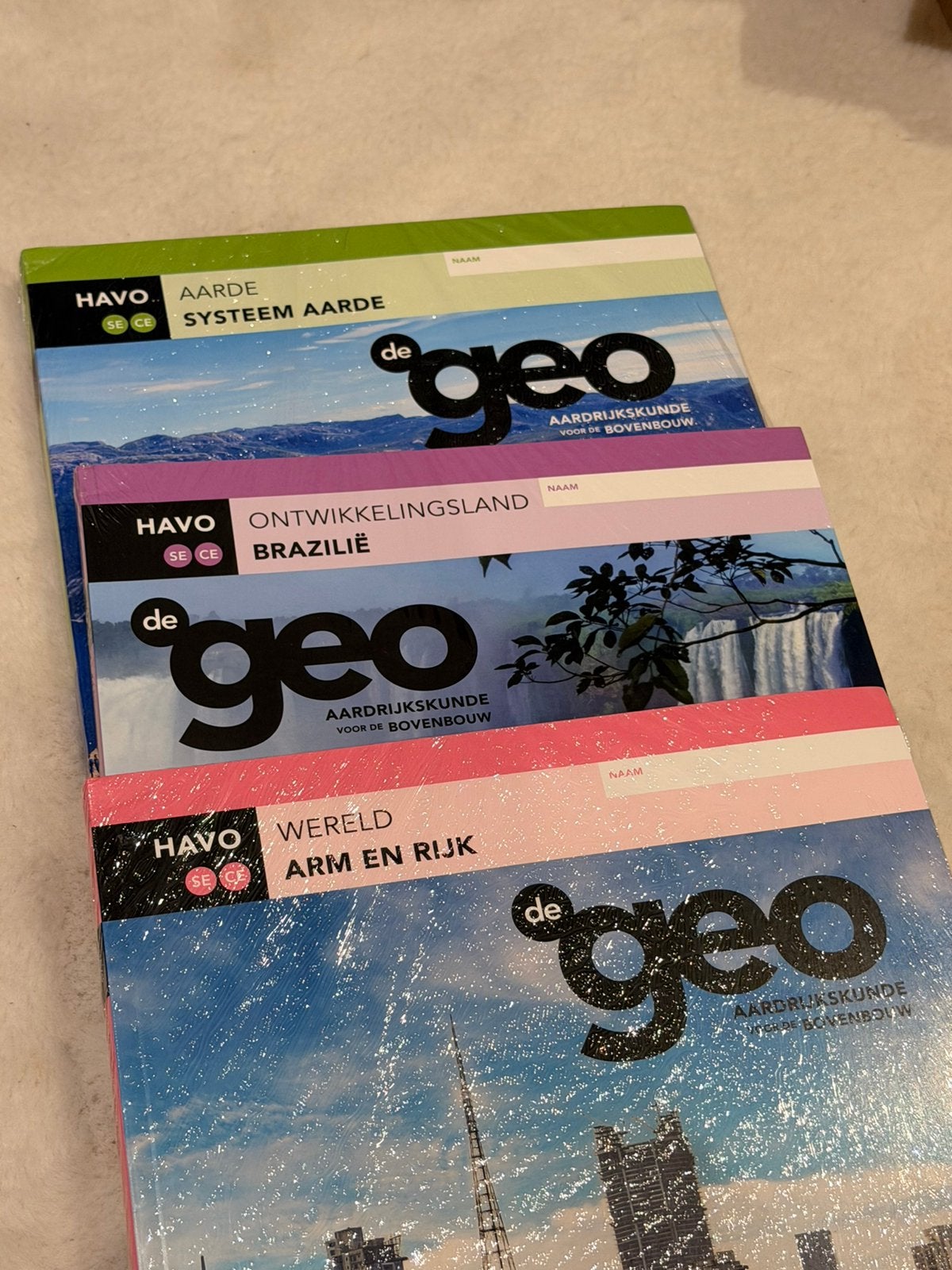 de geo aardrijkskunde boeken, Diversen, Ophalen of Verzenden, Nieuw