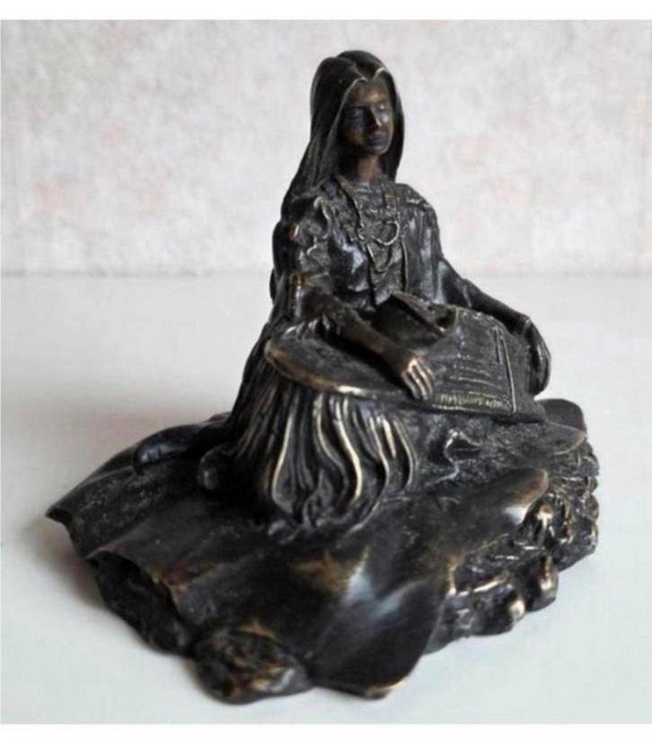 Franz iffland 1862-1935 sculptuur Moeder met Kind - Brons, Ophalen of Verzenden, Brons, Beeld, Vrouw