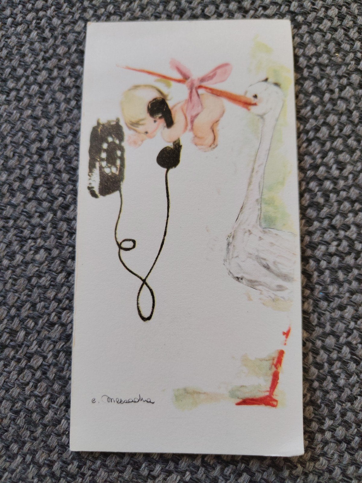 Astrid te Zwolle, Verzamelen, Geboortekaartjes en Visitekaartjes, Ophalen of Verzenden, Voor 1970, Geboortekaartje