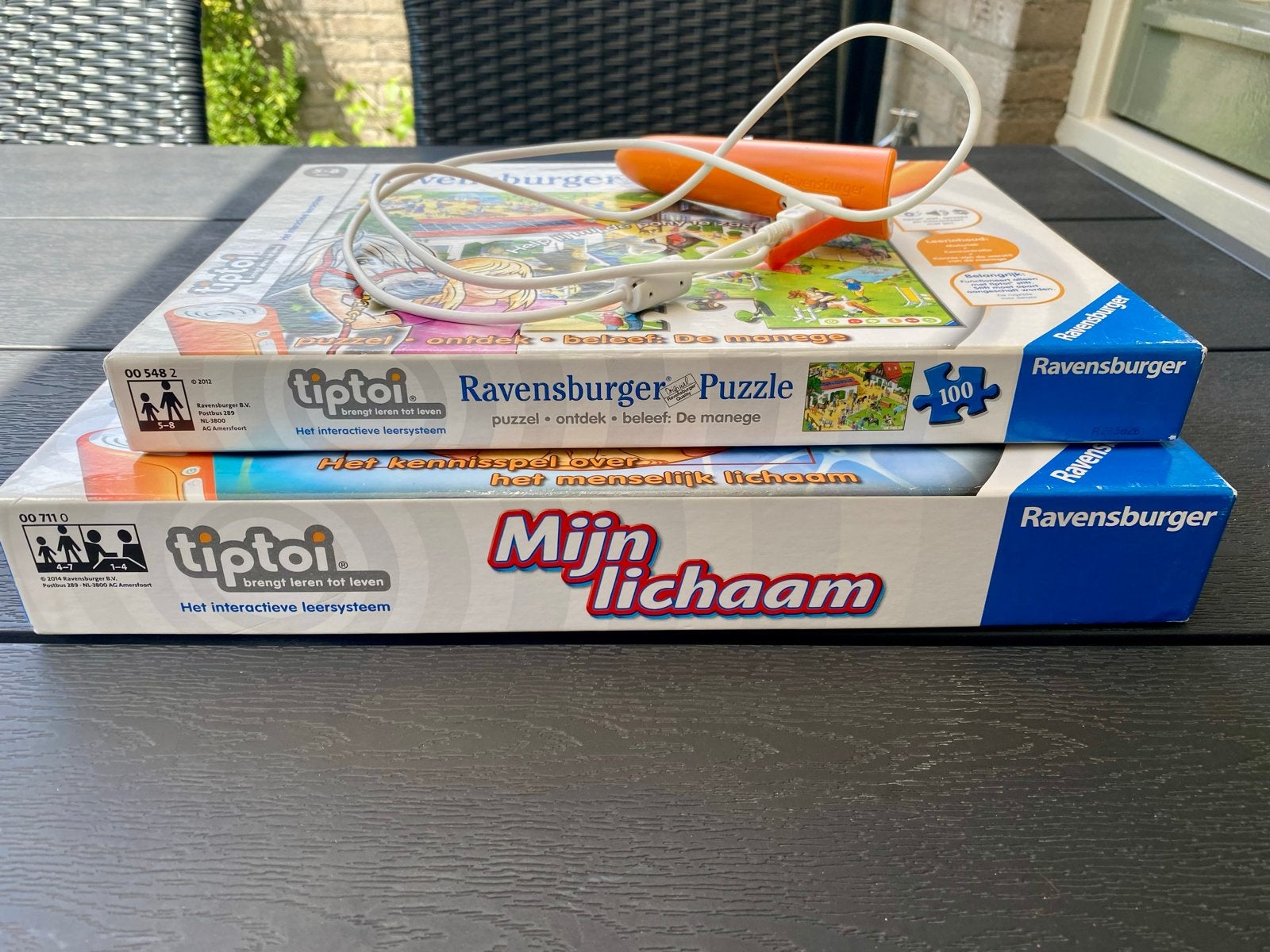 Ravensburger Tiptoi Puzzel en Spel: Manege & Mijn Lichaam, Ophalen of Verzenden, Meer dan 50 stukjes, Zo goed als nieuw, 4 tot 6 jaar