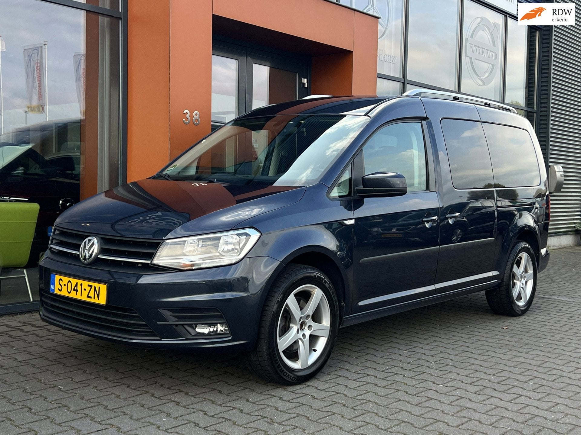 Volkswagen Caddy Maxi 1.4TSI 7pers|6bak|Climate|Cruise|Navi, Auto's, Voorwielaandrijving, 125 pk, Gebruikt, Euro 6