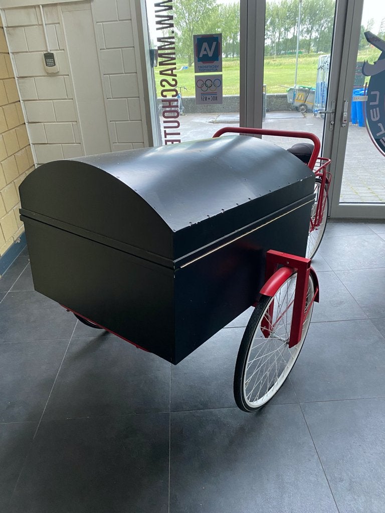 Bakfiets te koop, Fietsen en Brommers, Ophalen, Gebruikt, Terugtraprem, Goederen