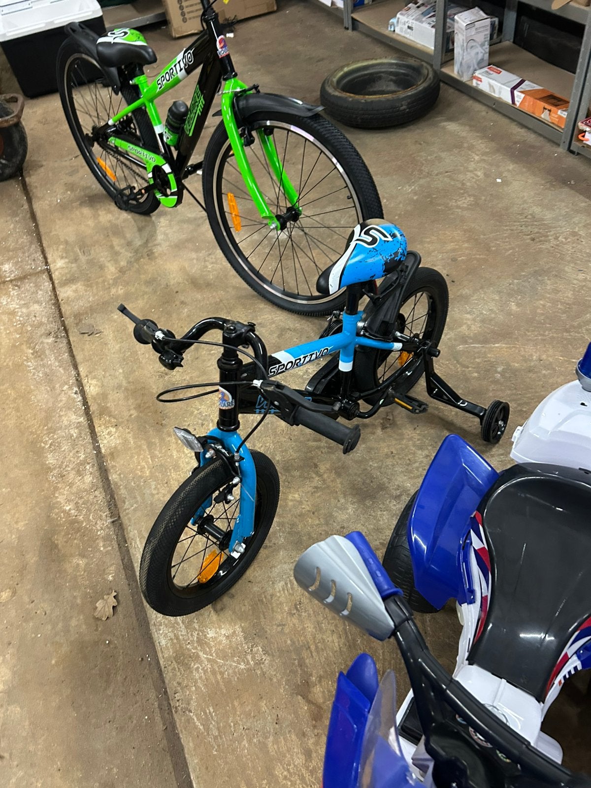 Volare Sportivo Kinderfiets - Jongens - 18 inch - Blauw, Ophalen, Zo goed als nieuw, 16 tot 20 inch
