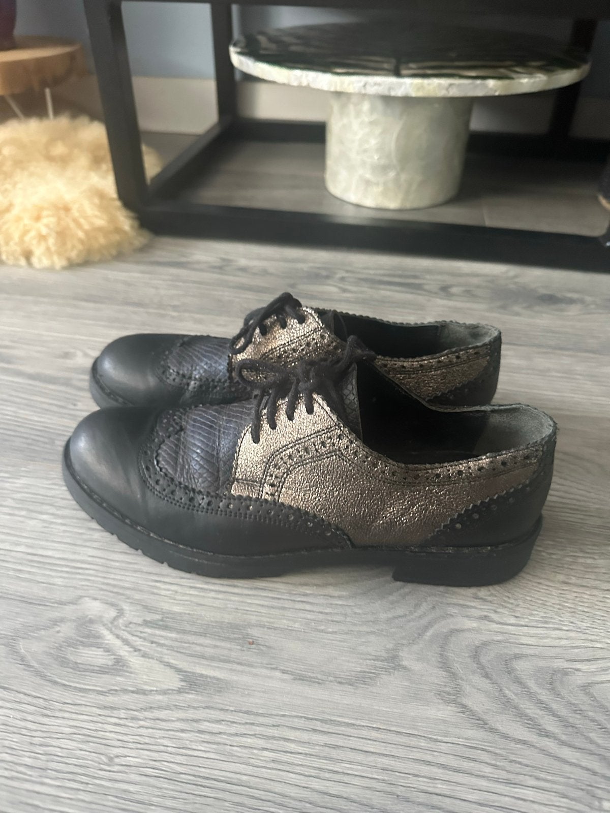 Leren schoenen, Verzenden, Zo goed als nieuw, Zwart, Schoenen met lage hakken