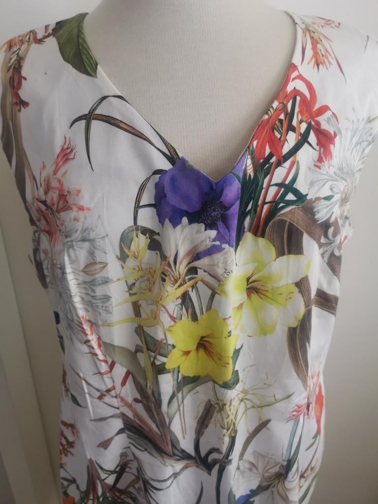 AIRFIELD zomerjurk maat 44, Kleding | Dames, Verzenden, Wit, Maat 42/44 (L), Zo goed als nieuw