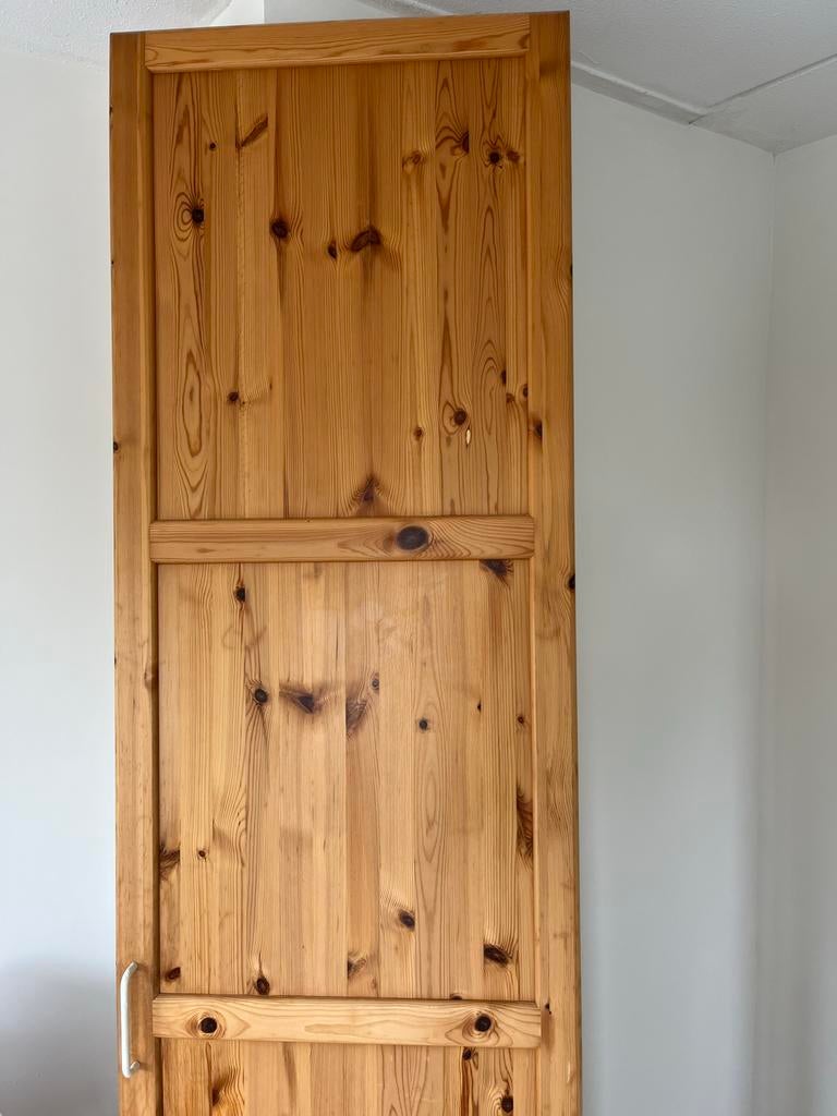 Hoge grenen PAX kast deur 225x60cm - Gratis af te halen, Gebruikt, 200 cm of meer, Grenenhout, 50 tot 100 cm