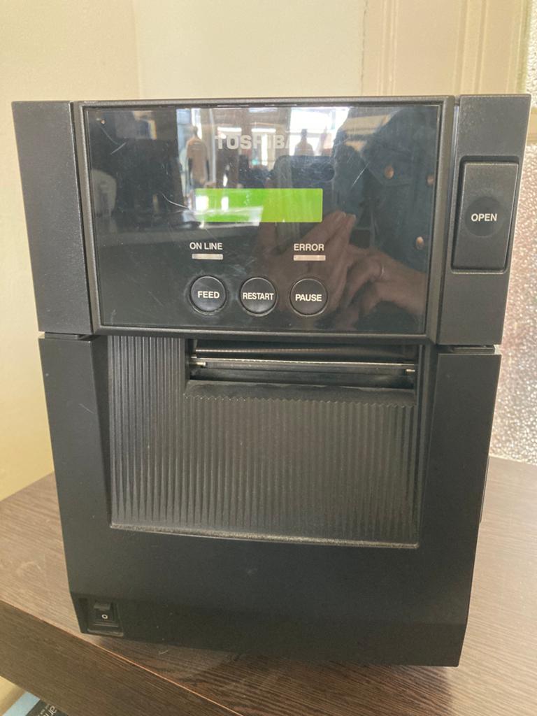 Toshiba tec barcode printer, Ophalen, Gebruikt
