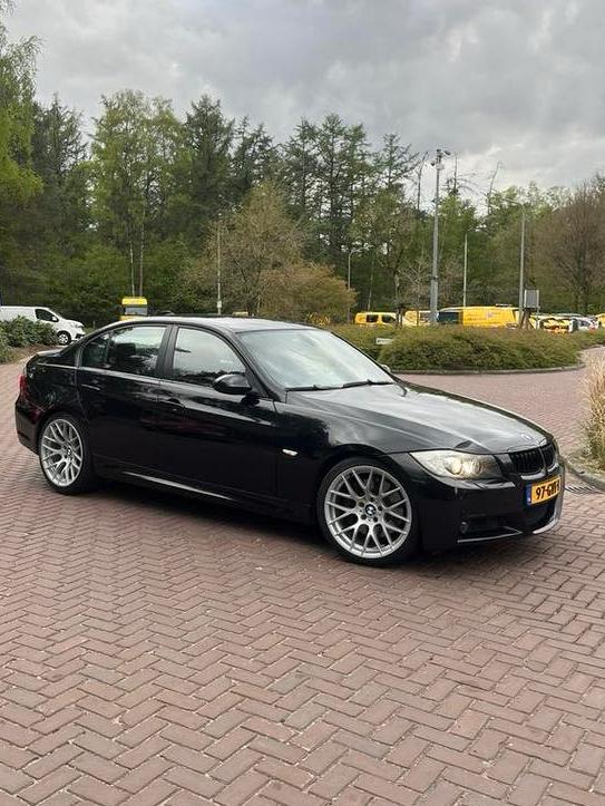 BMW 3-Serie 3.0 I 335 AUT 2008 Zwart High Executive M pakket, Auto's, Automaat, Zwart, Particulier, Sedan