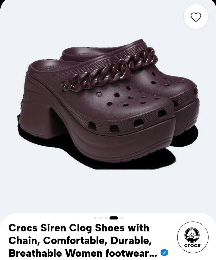 Crocs Siren Clog Schoenen met Ketting - Comfortabel, Kleding | Dames, Schoenen, Overige kleuren, Nieuw, Crocs, Sandalen of Muiltjes