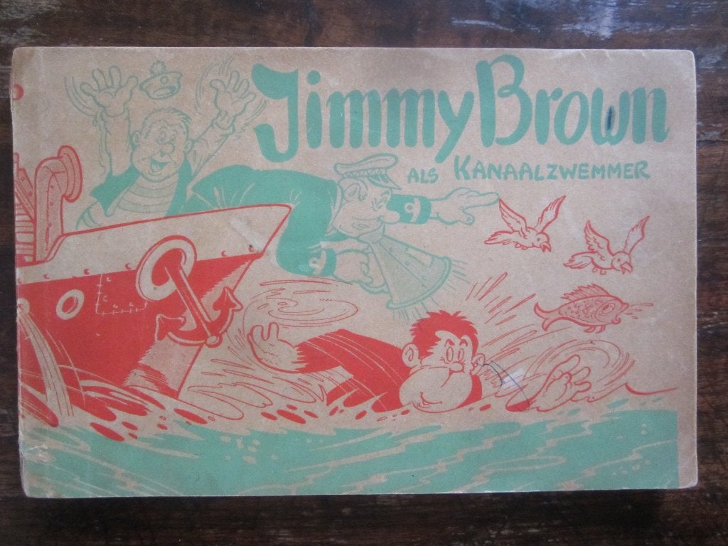 HJ Looman/Carol W Voges Jimmy Brown als Kanaalzwemmer, Eén stripboek, Ophalen of Verzenden, Gelezen