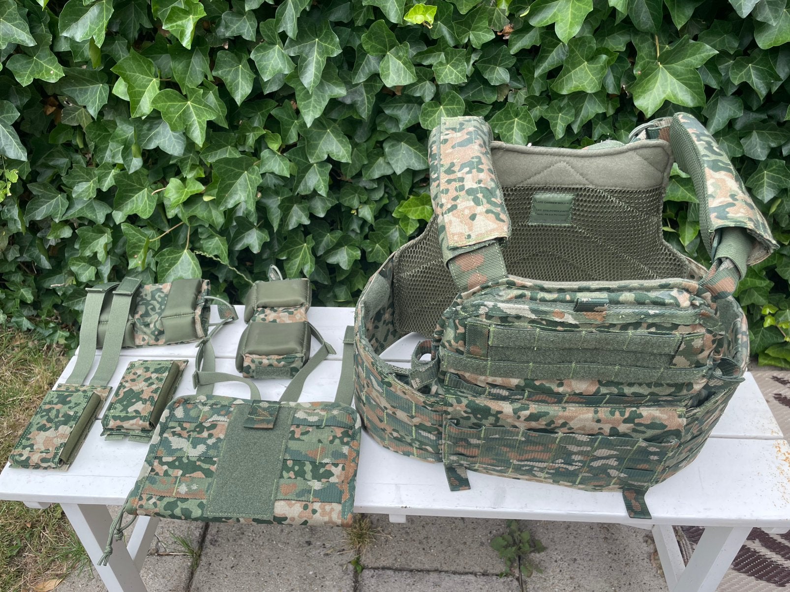 Nfp Plate carrier DTG set met pouches!