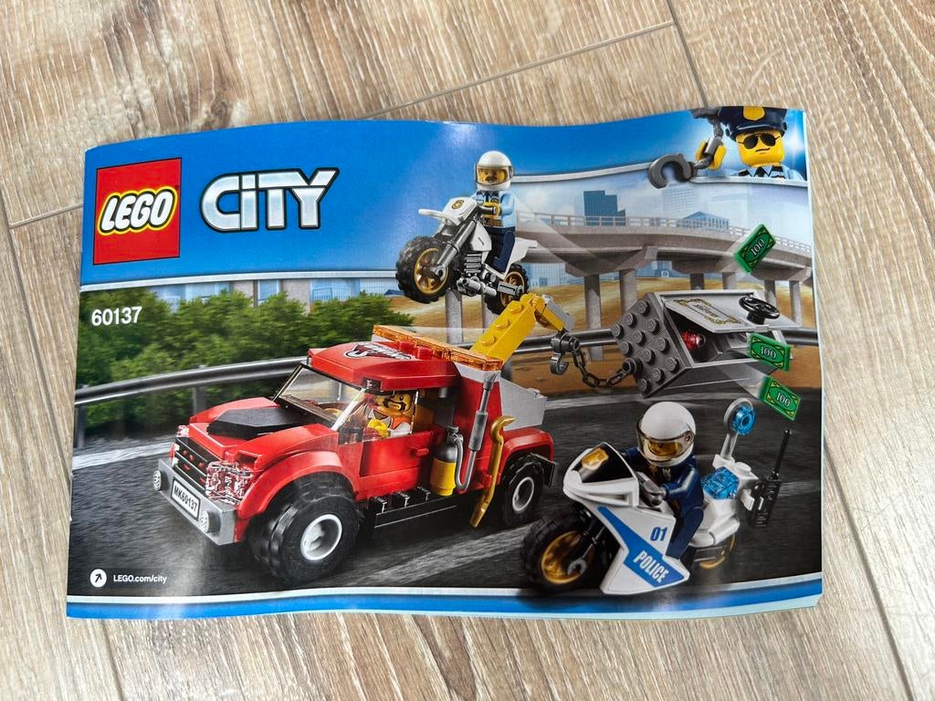 Lego City politie sleeptruck probleem 60137, City, Lego, Compleet, Ophalen of Verzenden