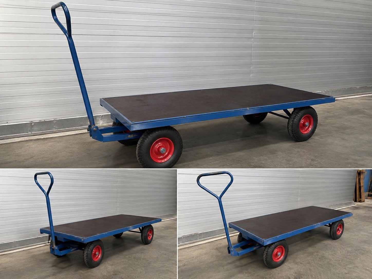 Fetra handtrekkar 2000x1000 - Ideaal voor zware lasten, 100 liter of meer, Ophalen, Gebruikt, Transportkar