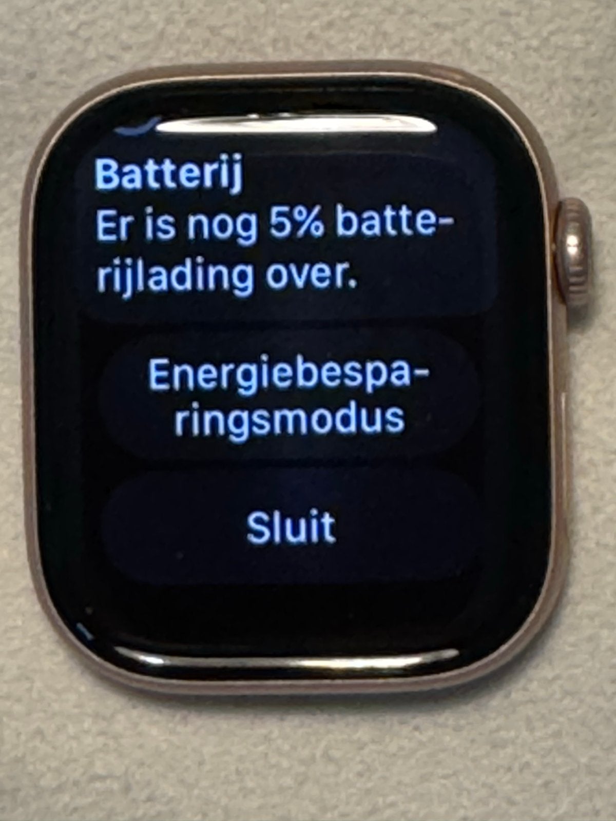 Apple Watch Series 10 42mm Goud Aluminium met bandjes, Gebruikt, IOS, Ophalen of Verzenden, GPS