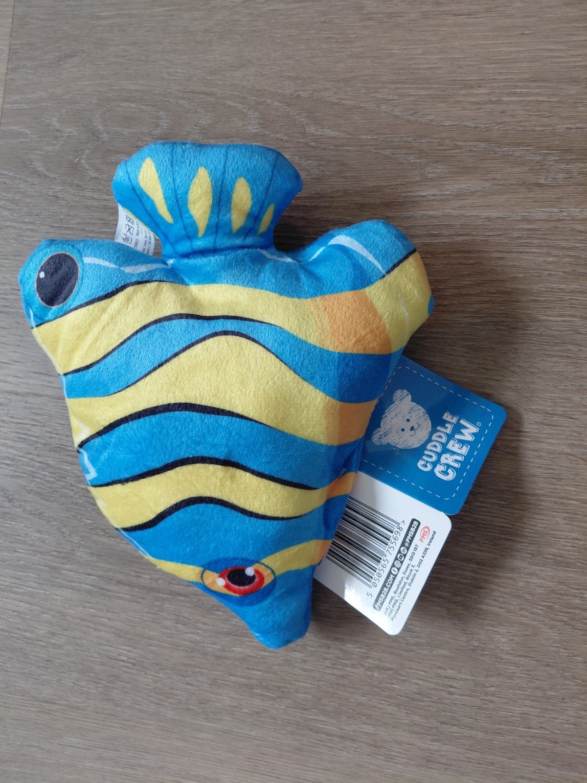 Cuddle Crew knuffel vis, Overige merken, Overige typen, Blauw, Nieuw