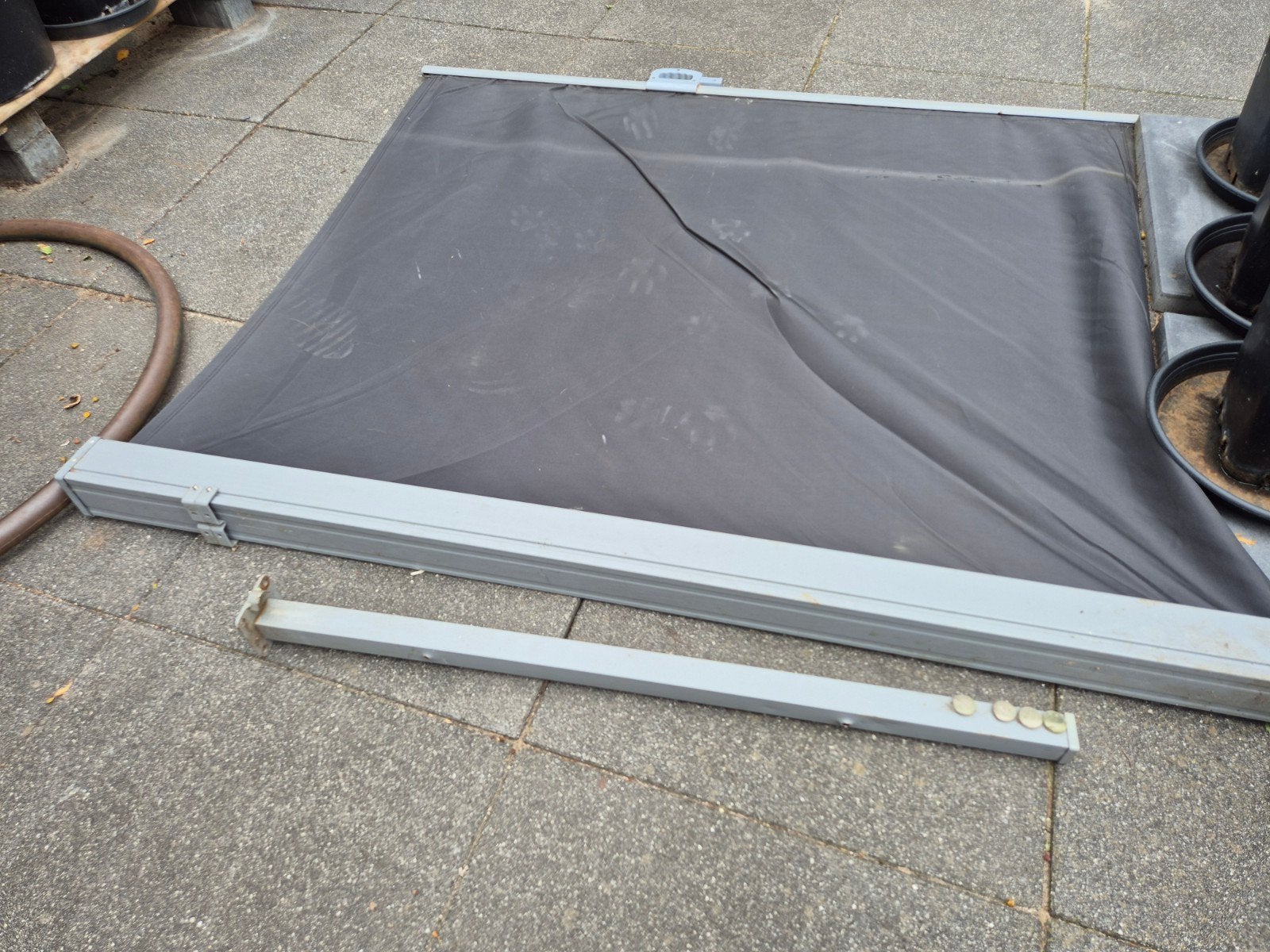 Windscherm - Ideaal voor terras of balkon, Ophalen of Verzenden, Uittrekbaar, Gebruikt
