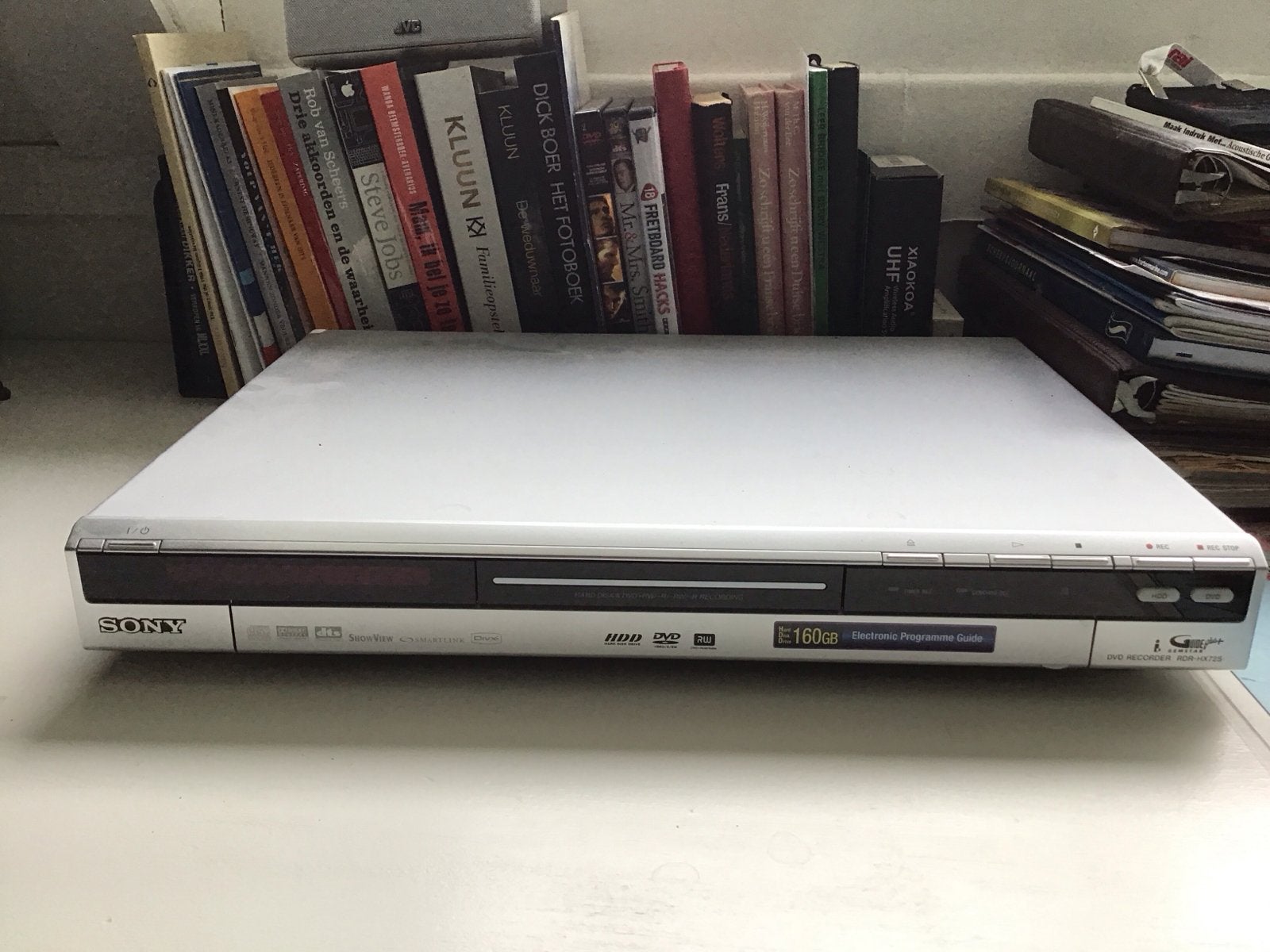 Sony DVD Recorder met 160GB HDD - zilver, Audio, Tv en Foto, Dvd-spelers, Gebruikt, Met harddisk, Dvd-recorder, Ophalen of Verzenden