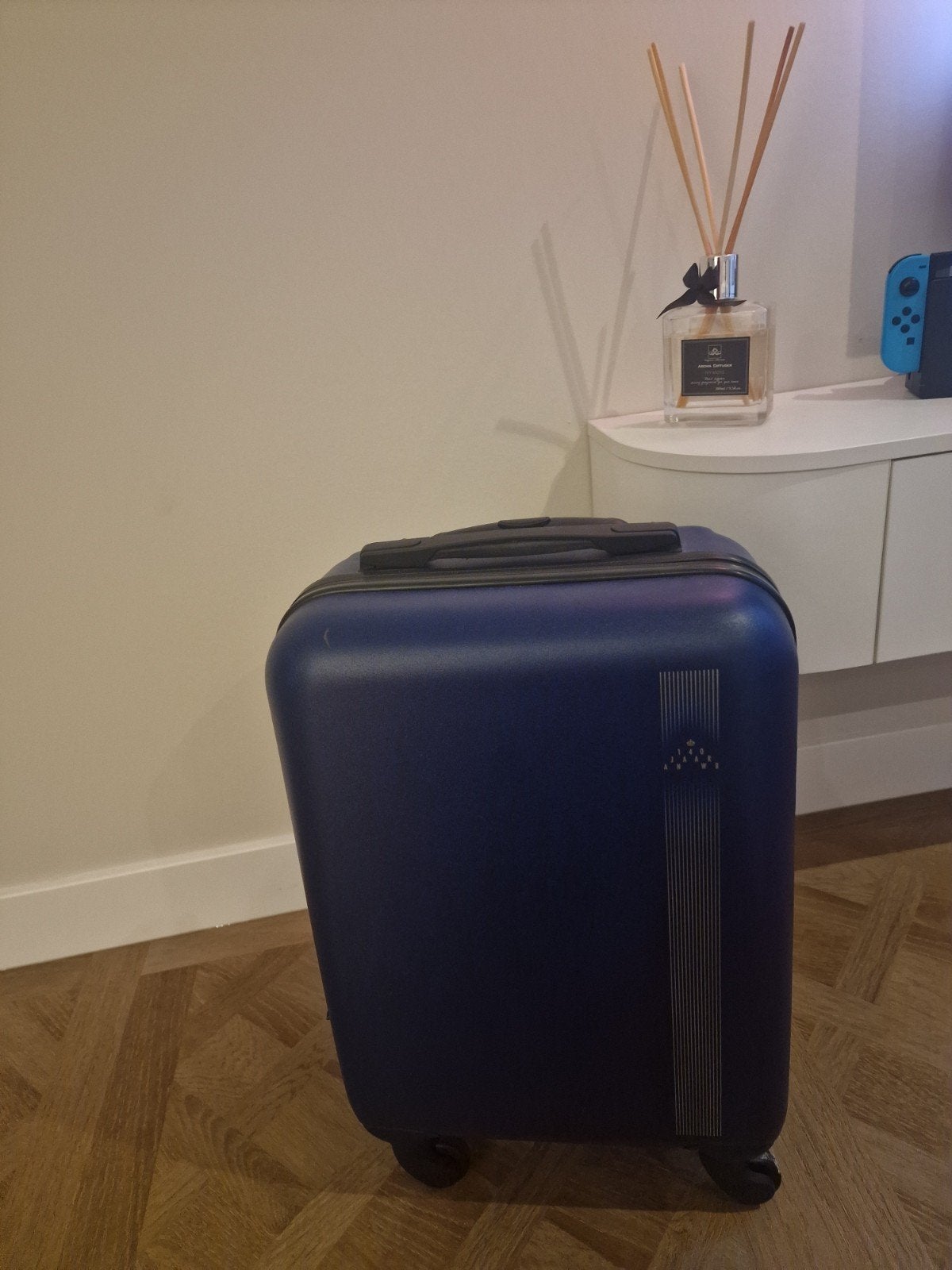 ANWB Handbagage Koffer met TSA Slot - Blauw, Sieraden, Tassen en Uiterlijk, Koffers, Gebruikt, 50 tot 60 cm, Hard kunststof, 35 tot 45 cm