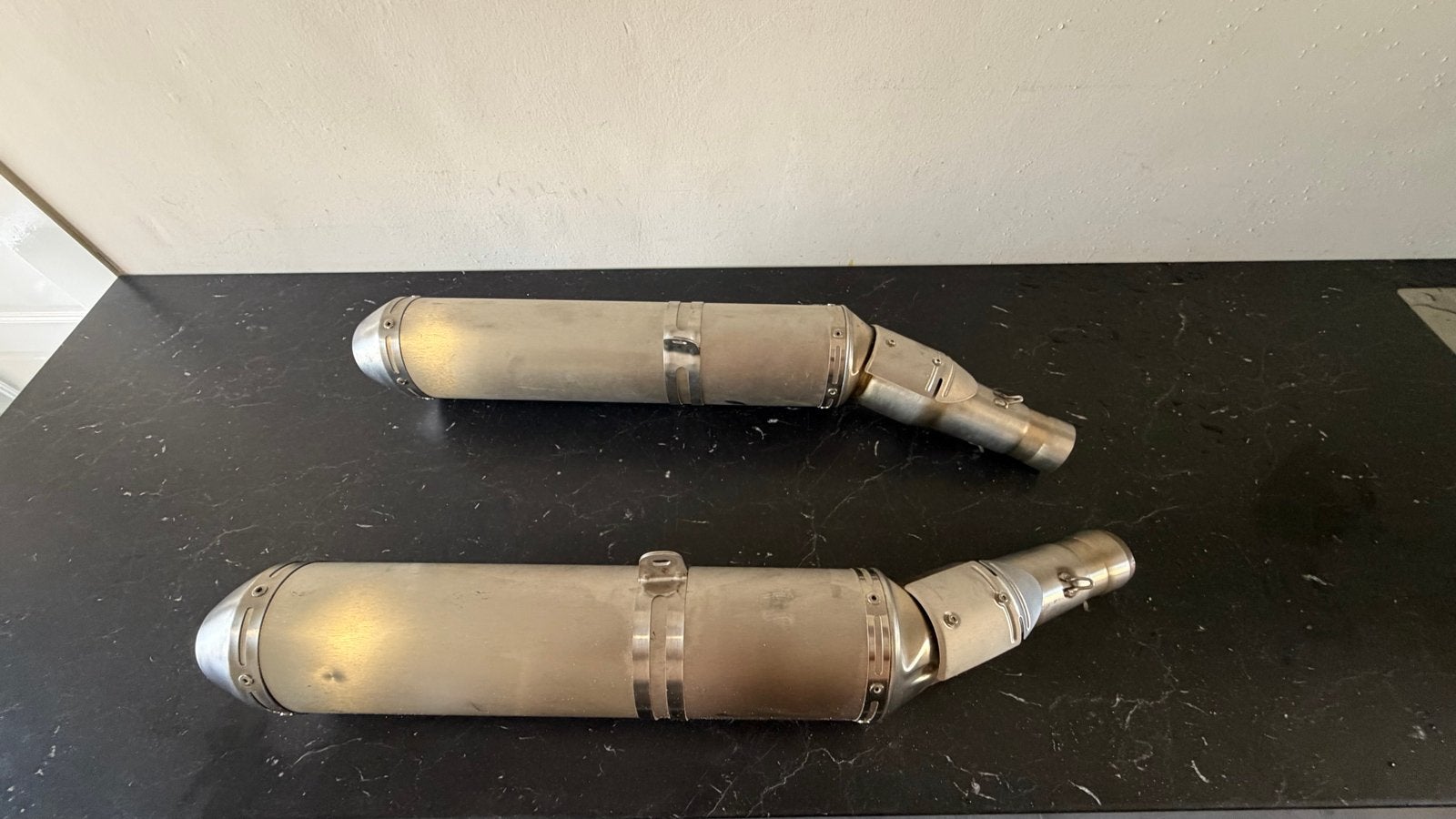 Aprilia ZD41016 Uitlaten - Set van 2, Ophalen of Verzenden, Gebruikt