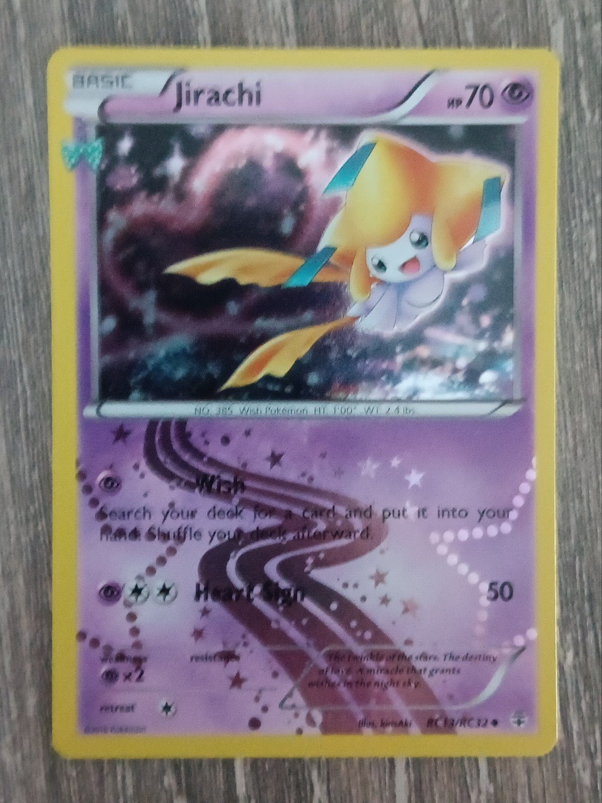 Jirachi Generations Radiant Collection, Hobby en Vrije tijd, Verzamelkaartspellen | Pokémon, Zo goed als nieuw, Losse kaart, Foil