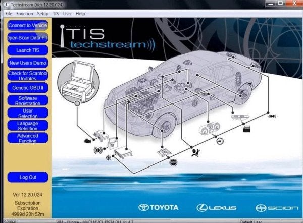Toyota Techstream-software van 2022, Auto diversen, Handleidingen en Instructieboekjes, Verzenden