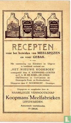 Antiek receptenboekje van Koopmans 'Meelfabrieken Sneek, Antiek en Kunst, Ophalen of Verzenden, A.Koopmans-Gorter /C.de Boer-de Jonge